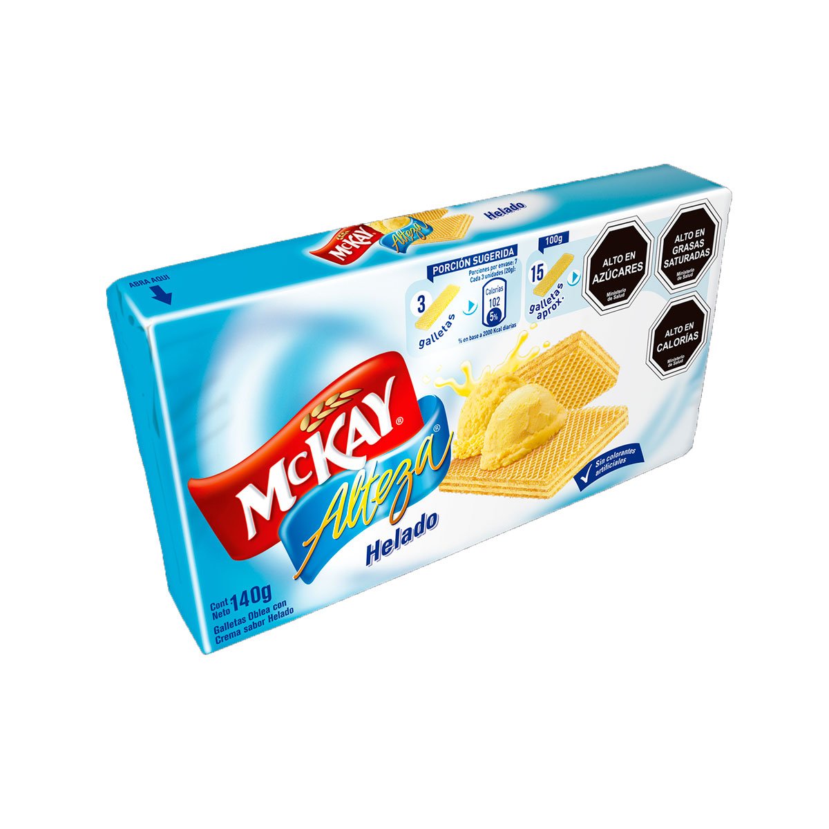 Alteza, Galleta Oblea sabor Helado 140 gr, Cod 659 Distribuidora Santiago